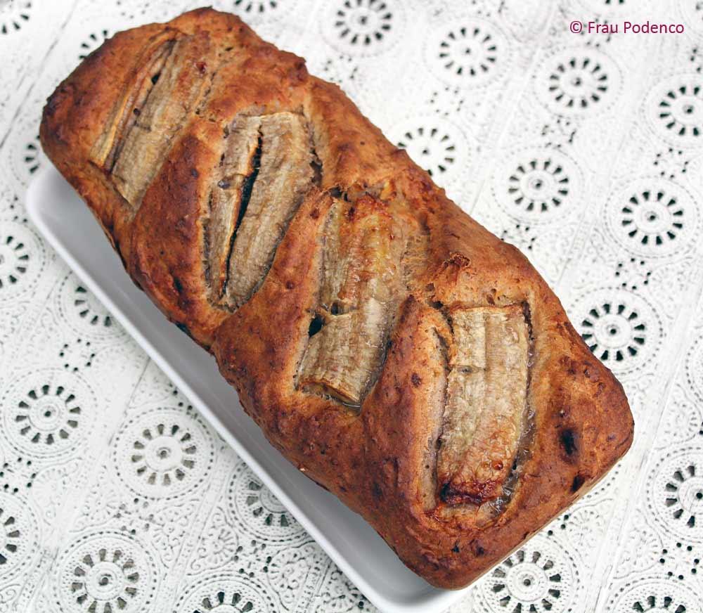 Rezeptbild: Bananenbrot vegan und ohne Zucker