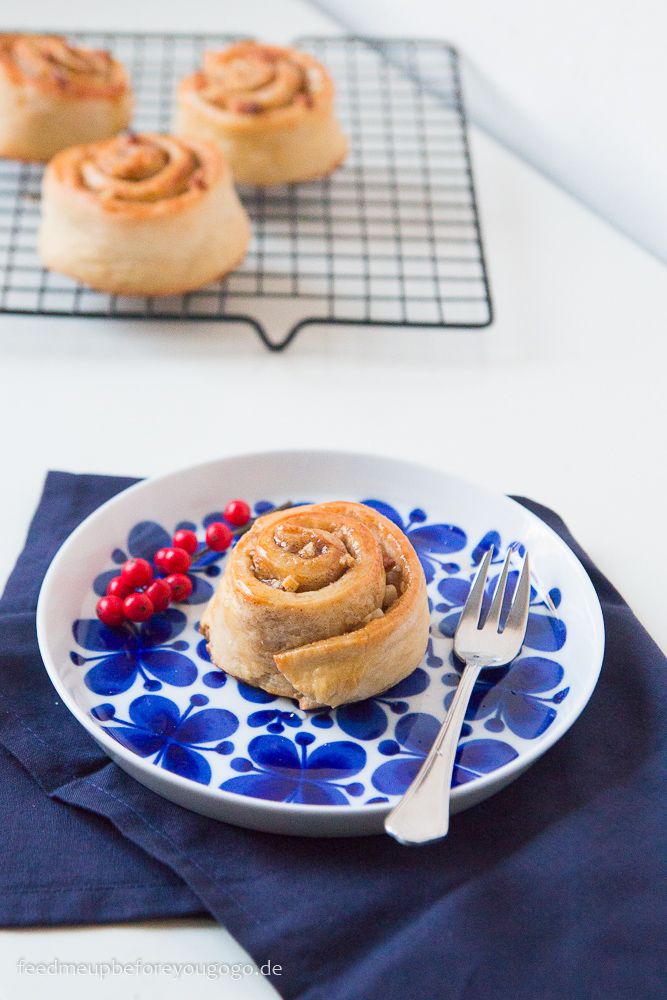 Rezeptbild: Kardamomschnecken mit Mandeln und Marzipan
