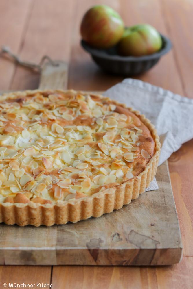 Rezeptbild: Apfeltarte mit Mandeln