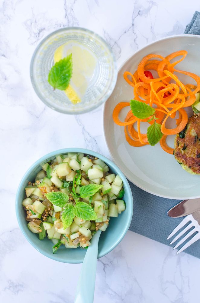 Rezeptbild: Kartoffel Spinat Taler