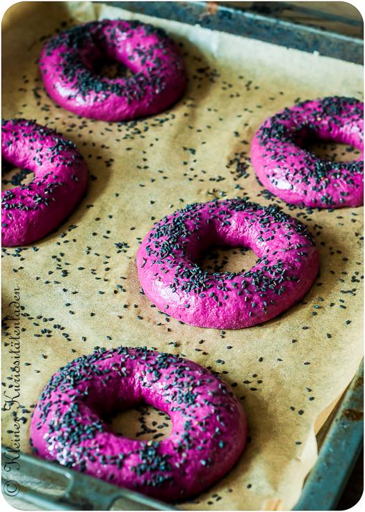 Rezeptbild: Rote-Bete-Bagel