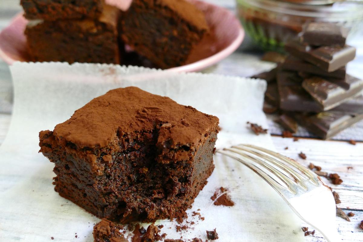 Rezeptbild: Brownies (ganz klassisch) mit viiiiiiel Schokolade - ein Grundrezept