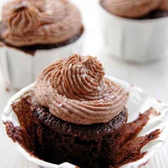 Rezeptbild: Caramel Chocolate cupcakes