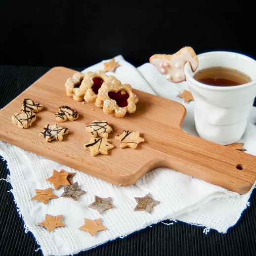 Rezeptbild: Dreimal Weihnachtsgebäck