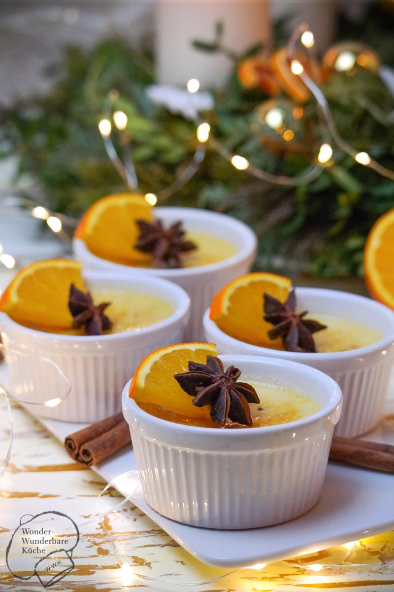 Rezeptbild: Orangen Crème brûlée