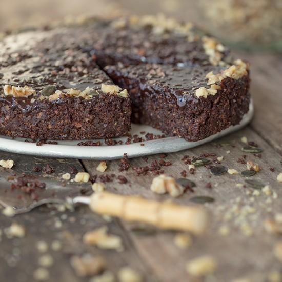 Rezeptbild: Veganer Schokoladenkuchen