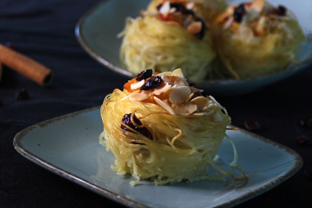 Rezeptbild: Süße Nudelnester