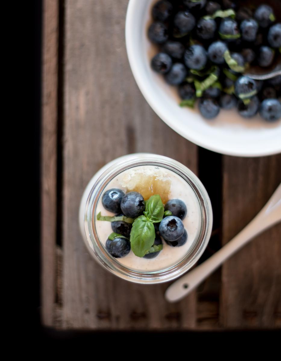 Rezeptbild: Heidelbeer Cheesecakes im Glas